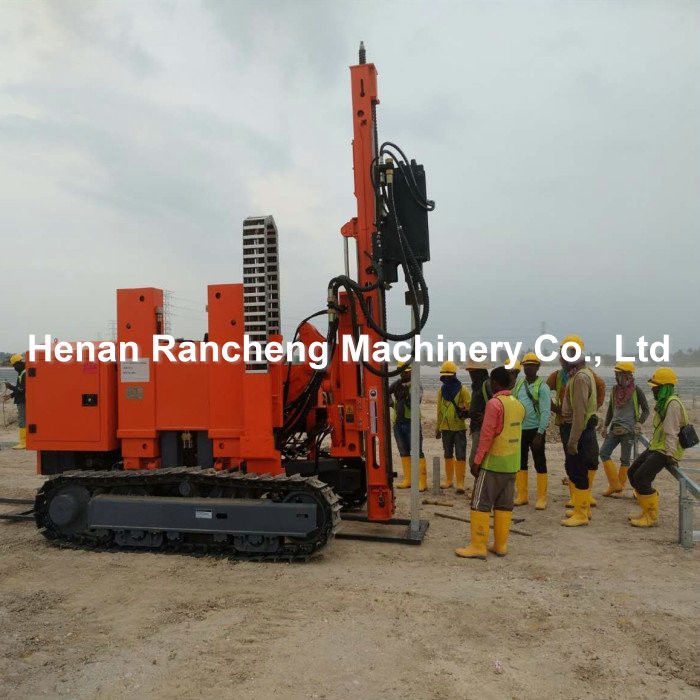 114HP ড্রিলিং রিগ মেশিন / ফোটোভোলটাইক পিল ড্রাইভার / মেশিন / সৌর পিল ইনস্টলেশনের জন্য সরঞ্জাম