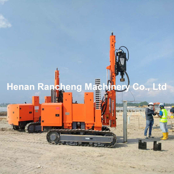 114HP ড্রিলিং রিগ মেশিন / ফোটোভোলটাইক পিল ড্রাইভার / মেশিন / সৌর পিল ইনস্টলেশনের জন্য সরঞ্জাম