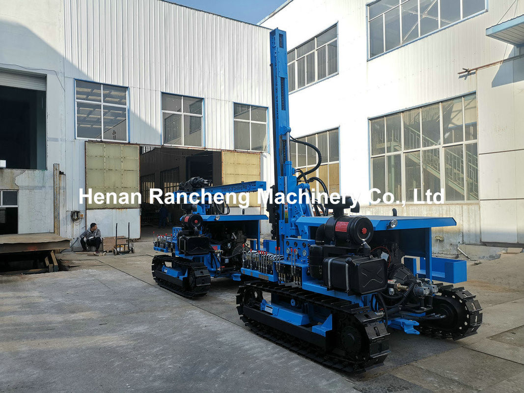 90mm - 140mm Dia DTH ড্রিলিং সরঞ্জাম 45kw ডিজেল ইঞ্জিন ডাউন দ্য হোল ড্রিল রিগ