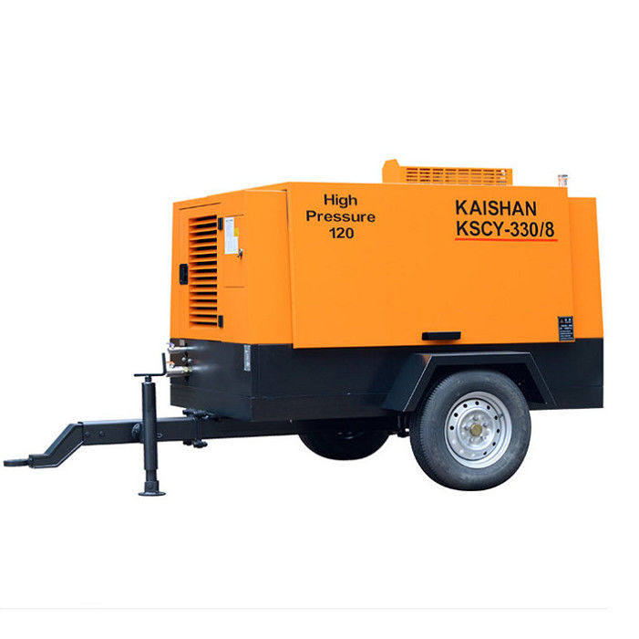 9. 2m3 / মিনিট ক্ষমতা ড্রিলিং বায়ু সংকোচকারী Yuchai 88KW 8bar কাজের চাপ