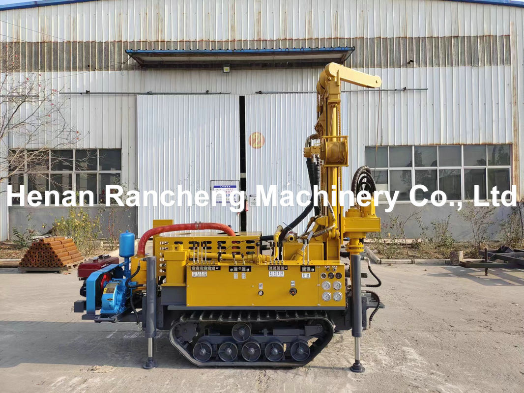 RCF150S 150m গভীরতা কমপ্যাক্ট রাবার ট্র্যাক ওয়াটার ওয়েল ড্রিলিং রিগ মেশিন 42KW ইউচাই ইঞ্জিন সহ