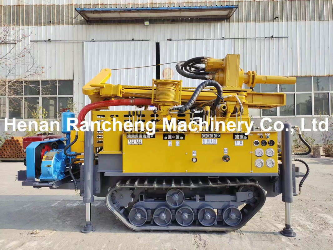 RCF150S 150m গভীরতা কমপ্যাক্ট রাবার ট্র্যাক ওয়াটার ওয়েল ড্রিলিং রিগ মেশিন 42KW ইউচাই ইঞ্জিন সহ
