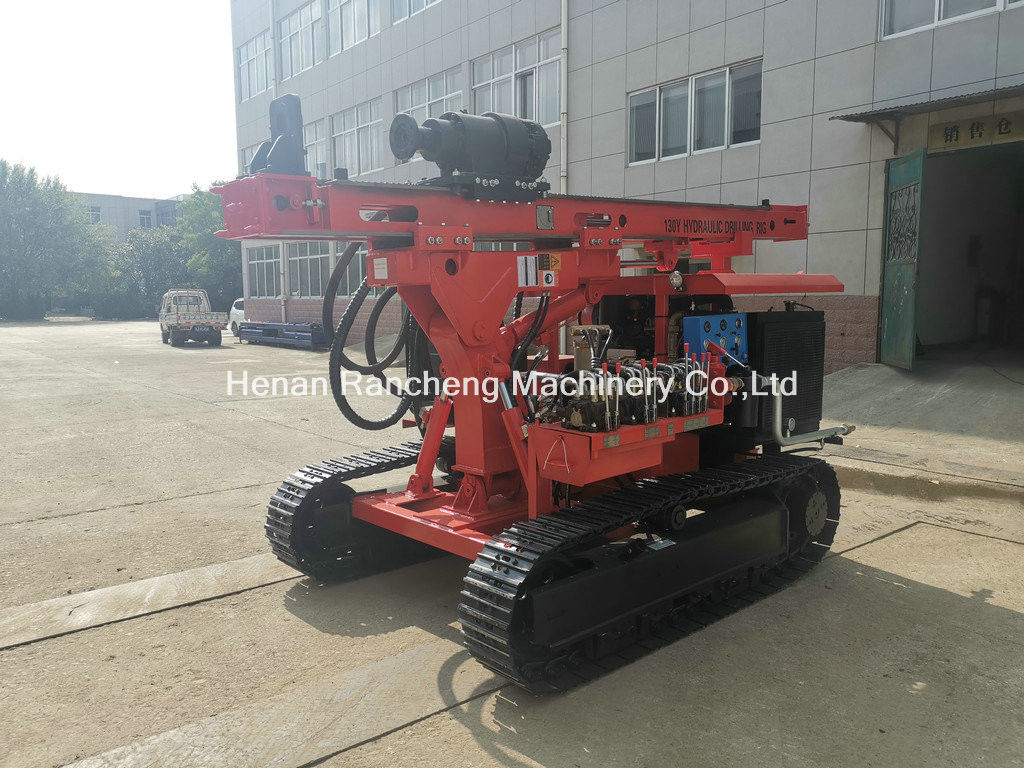 RC130Y হাইড্রোলিক ক্রলার পাইল ড্রিলিং মেশিন 30m স্ক্রু সৌর পাইল ড্রাইভার পাইল ড্রিলিং রিগ