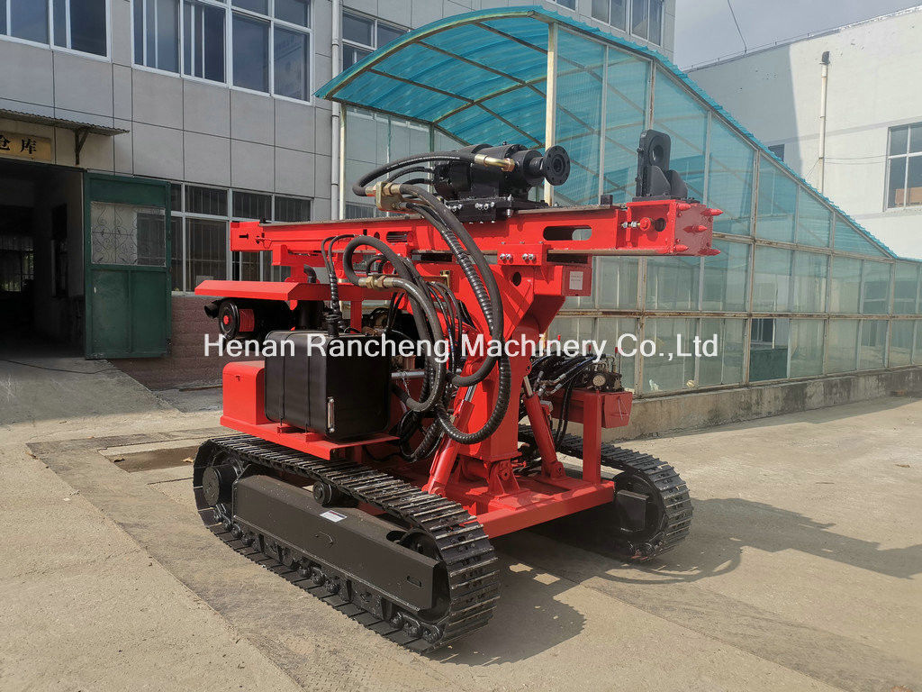 RC130Y হাইড্রোলিক ক্রলার পাইল ড্রিলিং মেশিন 30m স্ক্রু সৌর পাইল ড্রাইভার পাইল ড্রিলিং রিগ