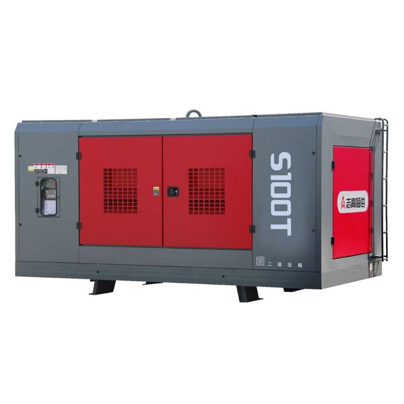 25 বার ওয়ার্কিং চাপ ড্রিলিং এয়ার কম্প্রেসার 309KW স্ক্রু টাইপ এয়ার কম্প্রেসার