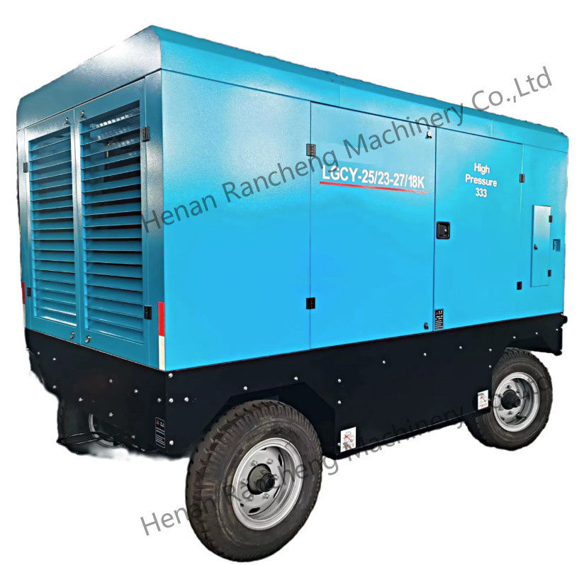 LGCY-25/23-27/18K 360HP কামিন্স ডাবল স্টেজ ডিজেল স্ক্রু পোর্টেবল এয়ার কম্প্রেসার জ্যাক হ্যামার / ড্রিলিং রিগ জন্য