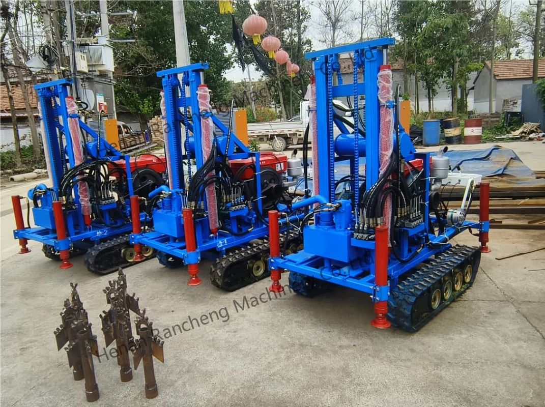 উচ্চ পারফরম্যান্স গভীরতা 160m পোর্টেবল ওয়াটার ওয়েল ড্রিল হালকা ওজন 35HP ইঞ্জিন সঙ্গে