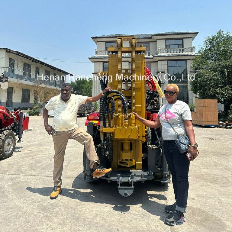 ট্র্যাক্টর মাউন্টড ড্রিল মেশিন 200 মিটার গভীরতা জল ভাল ড্রিলিং রিগ ড্রিল করতে সক্ষম