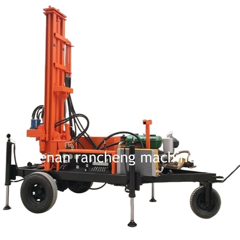 RCF150W 150m চাকা মাউন্টড ওয়াটার ওয়েল ড্রিলিং রিগ