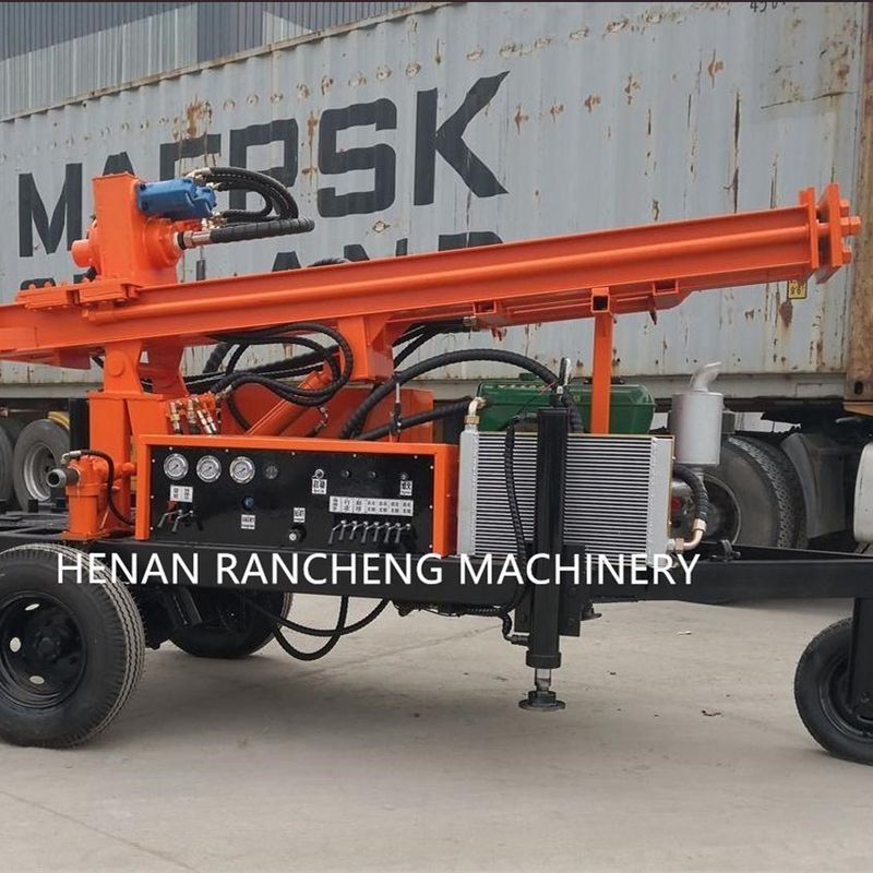 RCF150W 150m চাকা মাউন্টড ওয়াটার ওয়েল ড্রিলিং রিগ