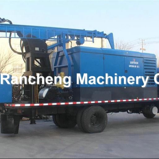 ২০০ মিটার গভীর জলের কূপের ড্রিলিং রিগ ১১৮ এইচপি কামিনস সহ ১১৫-৩৫০ মিমি ড্রিলের জন্য