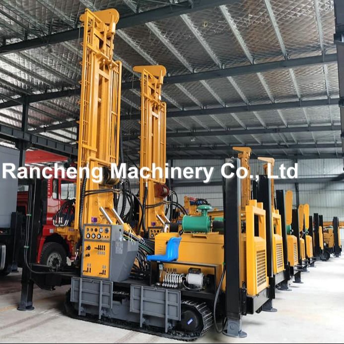 RCF800C মাল্টি ফাংশনাল ড্রিলিং রিগ 800 মিটার গভীরতা হাইড্রোলিক ড্রিলিং রিগ 154KW কামিন্স ইঞ্জিন সহ