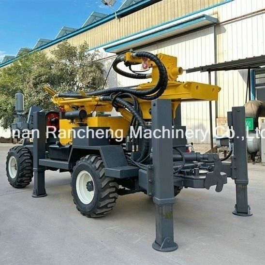 RCF220W 220m 4 চাকা যানবাহন মাউন্টড ওয়াটার ওয়েল ড্রিলিং রিগ বিক্রয় পোর্টেবল ওয়েল ড্রিলিং