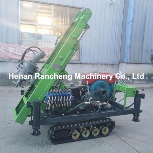1.2T 30m 30HP ইঞ্জিন পাওয়ার ক্রলার সোলার পিল ড্রাইভ 4 হাইড্রোলিক পা দিয়ে