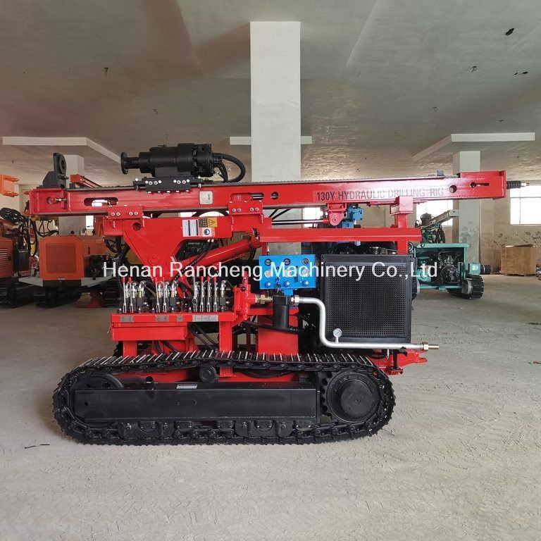 RC130Y সৌর পিল ড্রাইভার একটি ডাউন গর্ত ড্রিলিং রিগ মেশিন এবং খাঁজ ব্যাসার্ধ 400mm হয়