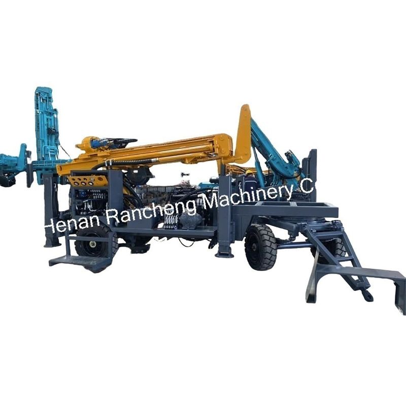 সামুদ্রিক ইঞ্জিনিয়ারিংয়ের জন্য নমনীয় RCF220W হুইল টাইপ বোরহোল ড্রিলিং মেশিন
