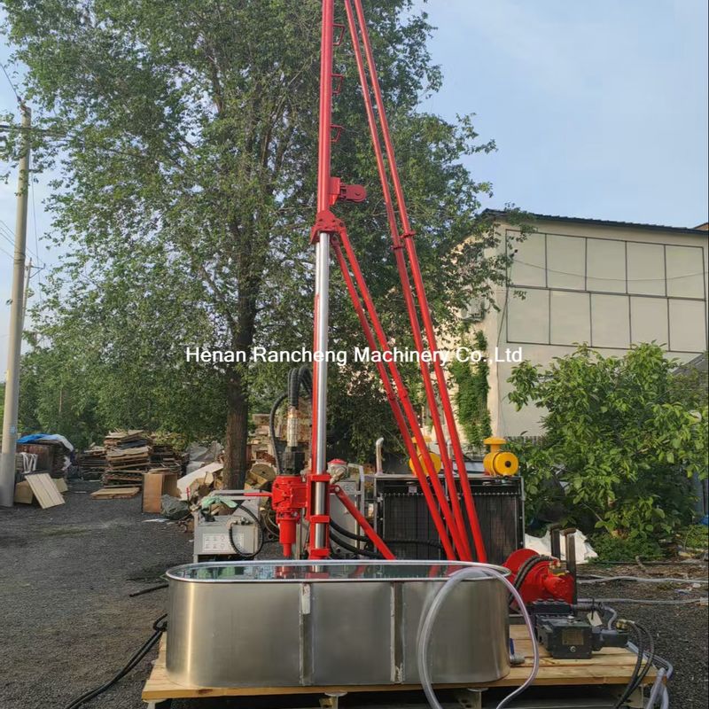 100-240RPM উইঞ্চ নামমাত্র ঘূর্ণন গতি ছোট কোর ড্রিলিং রিগ 96L / মিনিট হাইড্রোলিক সিস্টেম নামমাত্র প্রবাহ