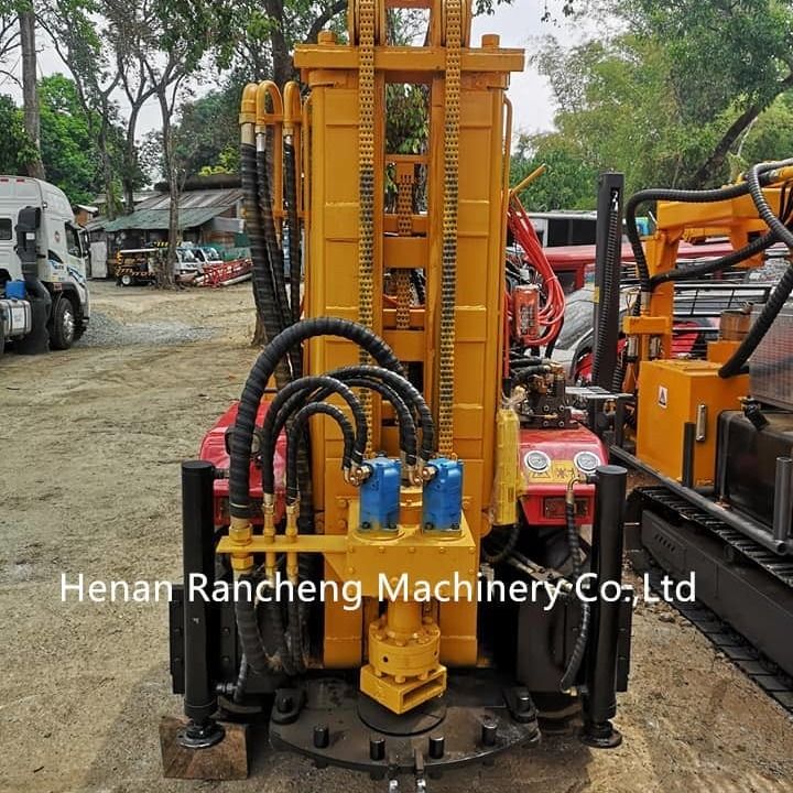 ট্র্যাক্টর ডিজেল ইঞ্জিন চালিত 200 মিটার গভীরতা ড্রিলিং মেশিন