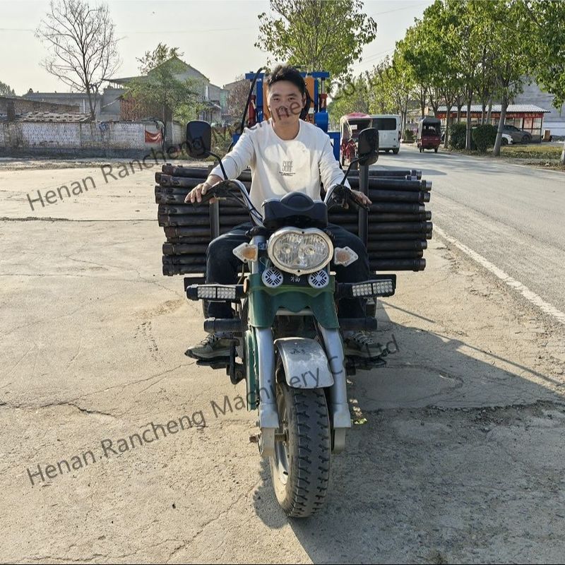 ক্ষুদ্র হাইড্রোলিক পোর্টেবল ট্রিসাইকেল ওয়াটার ওয়েল ড্রিলিং রিগ মেশিন