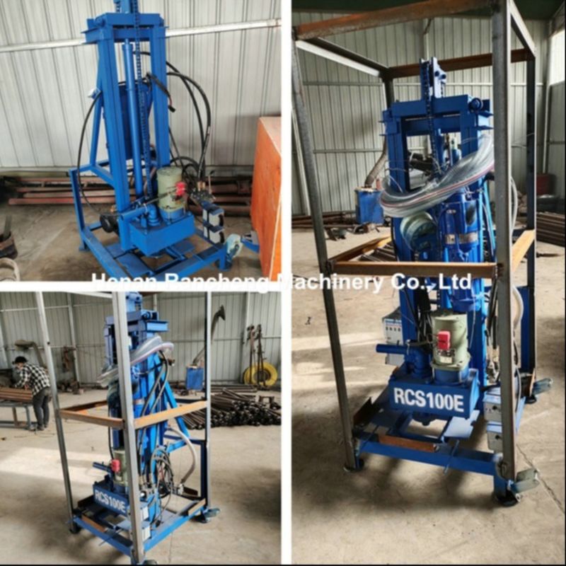 150 মিটার গভীরতা পোর্টেবল কূপ খনন যন্ত্র 22Hp / 16.2Kw ডিজেল মোটর পাওয়ার পারকাসিভ এবং ঘূর্ণায়মান প্রকার