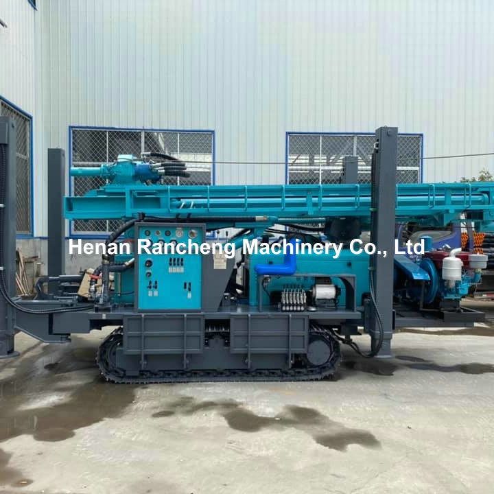 RCF280C স্টীল ট্র্যাক-মাউন্টড ওয়াটার ওয়েল ড্রিলিং রিগ একটি ড্রিলিং গভীরতা 280 মিটার সঙ্গে