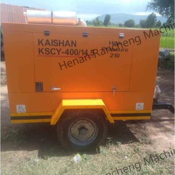 KSCY-400/14.5K  400cfm ডিজেল পোর্টেবল স্ক্রু এয়ার কম্প্রেসার উইথ কামিন্স ইঞ্জিন