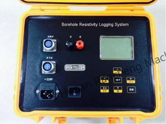 ৩০০ মিটার ভূতাত্ত্বিক সরঞ্জাম খাঁজ জলের ভাল লগ টুল দৃশ্যমান প্রতিরোধের পরিমাপ লগিং সিস্টেম