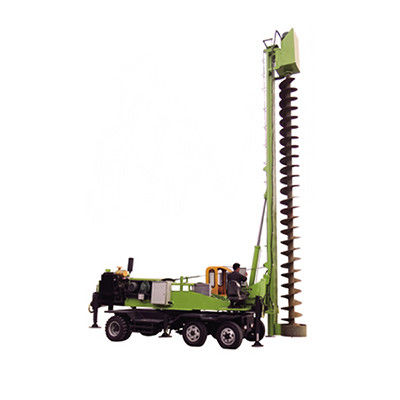 6 - 10m পিলিং গর্ত গভীরতা Auger রোটারি ড্রিলিং রিগ 34KW ডিজেল ইঞ্জিন শক্তি
