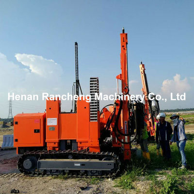 114HP ড্রিলিং রিগ মেশিন / ফোটোভোলটাইক পিল ড্রাইভার / মেশিন / সৌর পিল ইনস্টলেশনের জন্য সরঞ্জাম