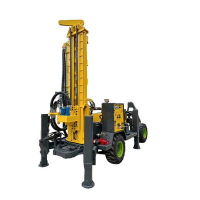 RCF220W হুইল টাইপ সহজে যানবাহন বহনযোগ্য জল ভাল ড্রিলিং রিগ দ্বারা টানা