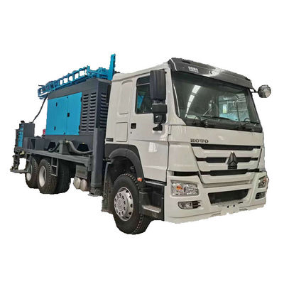 129HP ডিজেল ইঞ্জিন ওয়াটার ওয়েল ড্রিলিং রিগ মেশিন 450m ড্রিলিং গভীরতা 500mm Dia