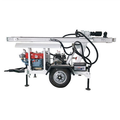RC120W ছোট জল ভাল ড্রিলিং মেশিন ডাউন-দ্য-হোল হ্যামার এবং ঘূর্ণন ড্রিলিংয়ের জন্য উপযুক্ত