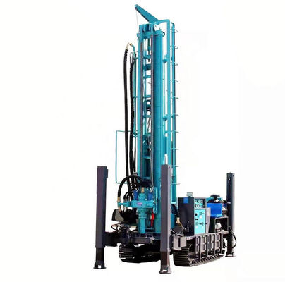 RCF450C 450m স্টিল ক্রলার মাউন্টড ওয়াটার ওয়েল ড্রিলিং রিগ এয়ার ডিটিএইচ ড্রিলিং মেশিন