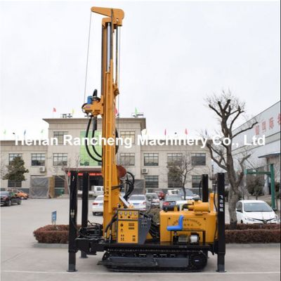 RCF400C 400m ড্রিলিং গভীরতা বায়ুসংক্রান্ত ক্রলার ওয়াটার ওয়েল মেশিন ডিজেল ইঞ্জিন দ্বারা চালিত