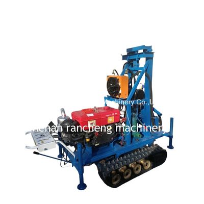 সর্বাধিক গভীরতা 150m RCS200C রাবার ক্রলার ছোট জল ভাল ড্রিলিং রিগ মেশিন