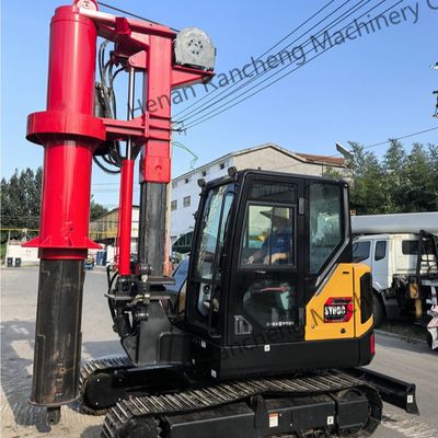 RCQ-10C হাইড্রোলিক মিনি পাইল ড্রিলিং রিগ 10m গভীরতা সঙ্গে 10-45RPM R/Min ঘূর্ণন গতি