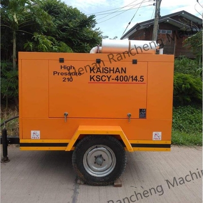 KSCY-400/14.5K  400cfm ডিজেল পোর্টেবল স্ক্রু এয়ার কম্প্রেসার উইথ কামিন্স ইঞ্জিন