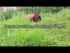 ক্রলার টাইপ চার চাকা হাইব্রিড রিমোট কন্ট্রোল লন কাটার 8HP পেট্রল ইঞ্জিন