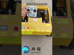 ক্রলার টাইপ চার চাকা হাইব্রিড রিমোট কন্ট্রোল লন কাটার 20mm-180mm কাটা উচ্চতা