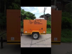 KSCY-400/14.5K  400cfm ডিজেল পোর্টেবল স্ক্রু এয়ার কম্প্রেসার উইথ কামিন্স ইঞ্জিন